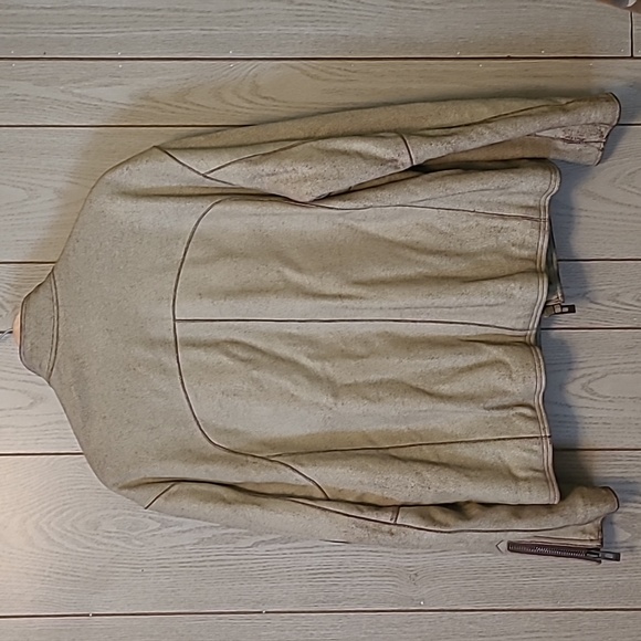 Vintage Marciano Guess Crackle Leather Bomber Jacket - Picture 9 of 16